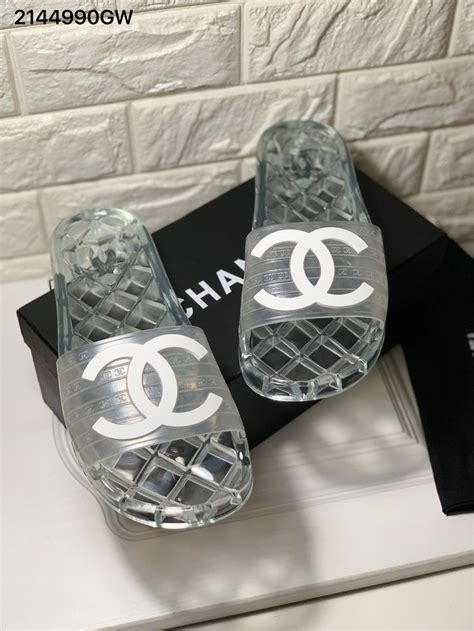 chanel plastic mules|Chanel slippers for women.